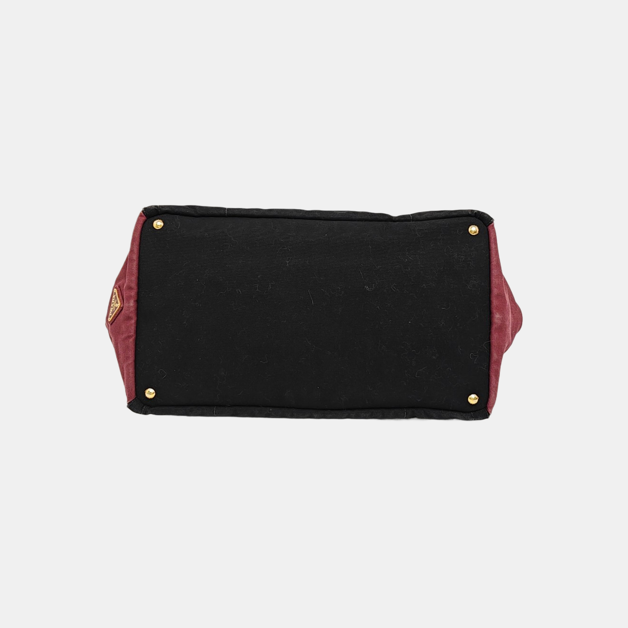Canvas Top Handle Bag Black