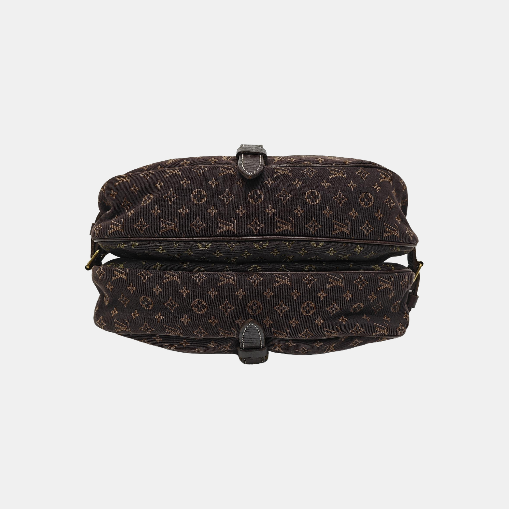 SAUMUR 28 Monogram Canvas Brown
