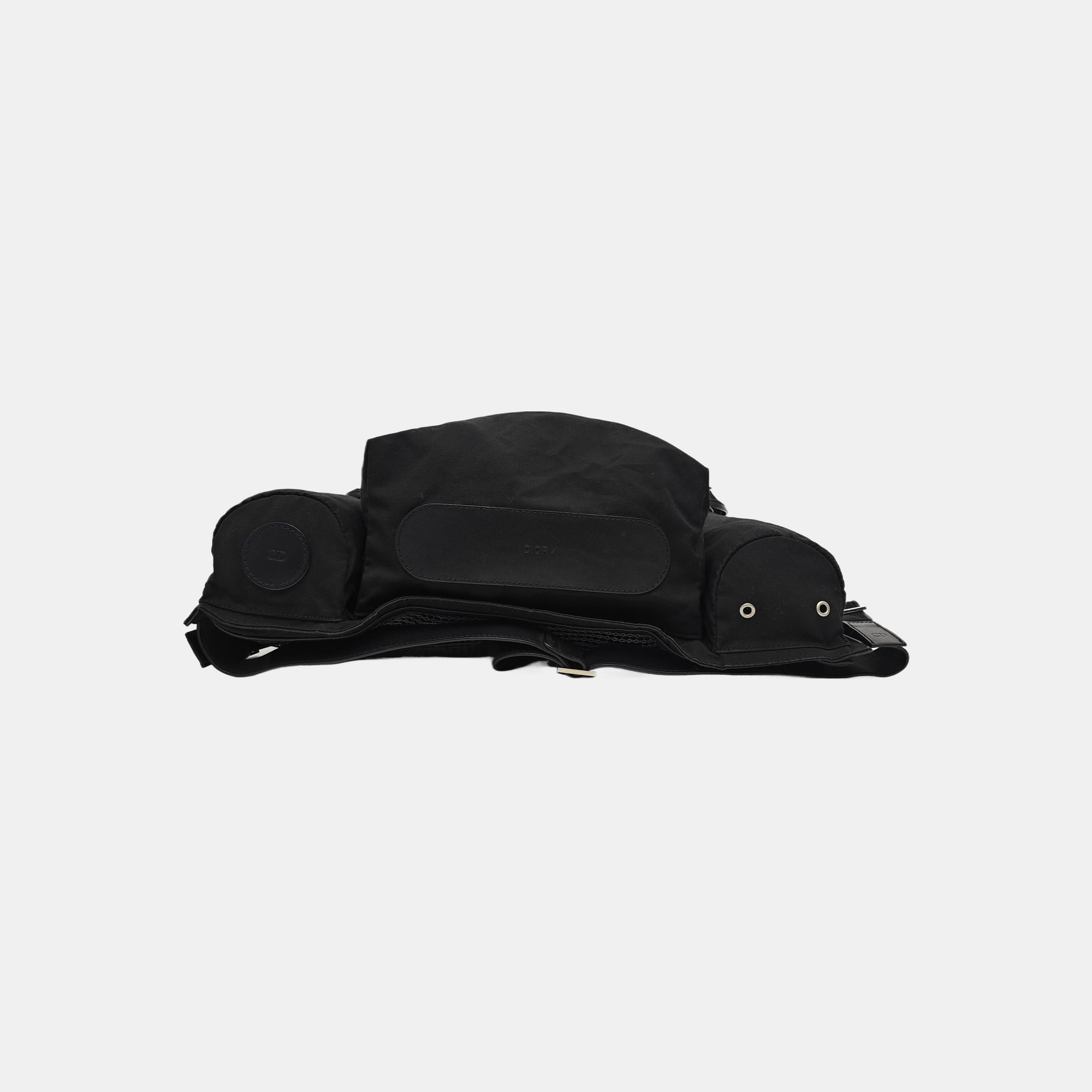 Nylon Backpack Black