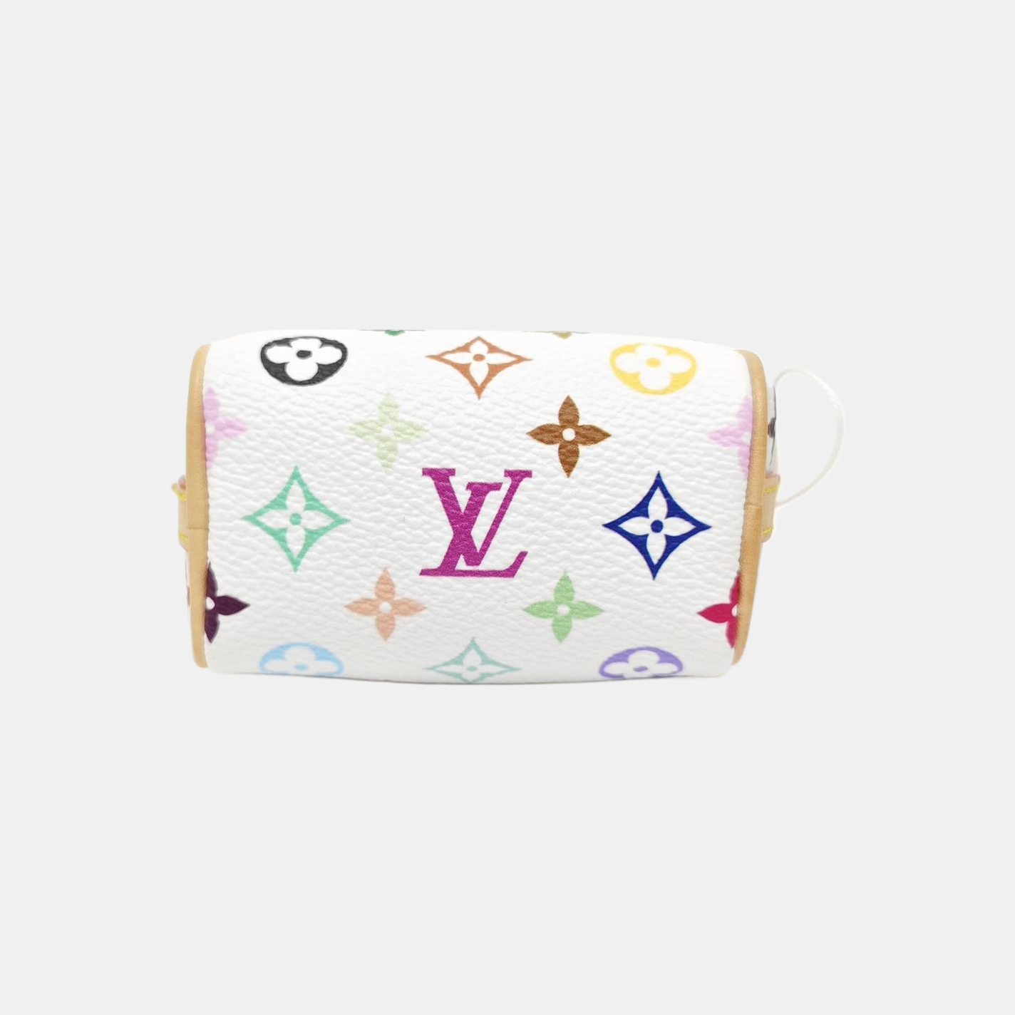 LV × TM SPEEDY Monogram Coated Canvas White