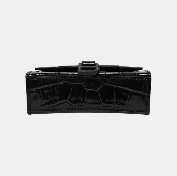 Hourglass Mini Calfskin Black