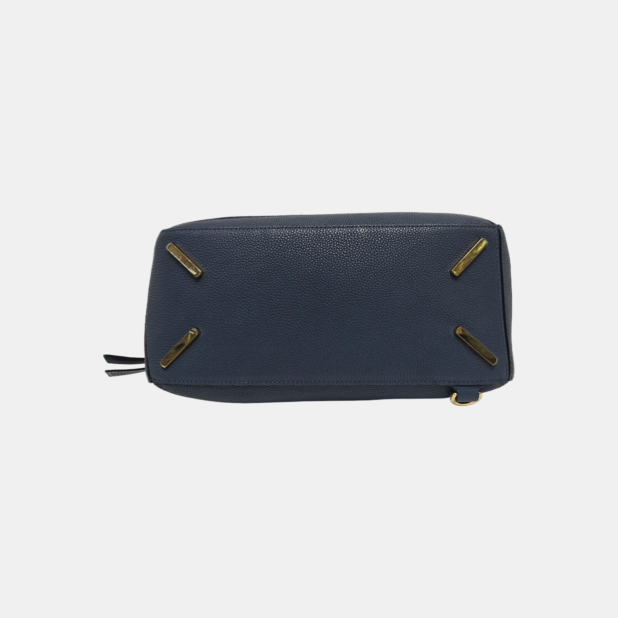 Puzzle Medium Calfskin Blue
