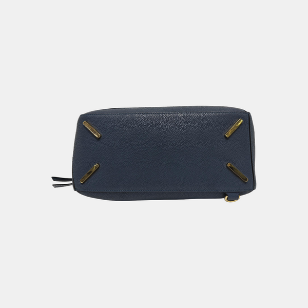 Puzzle Medium Calfskin Blue