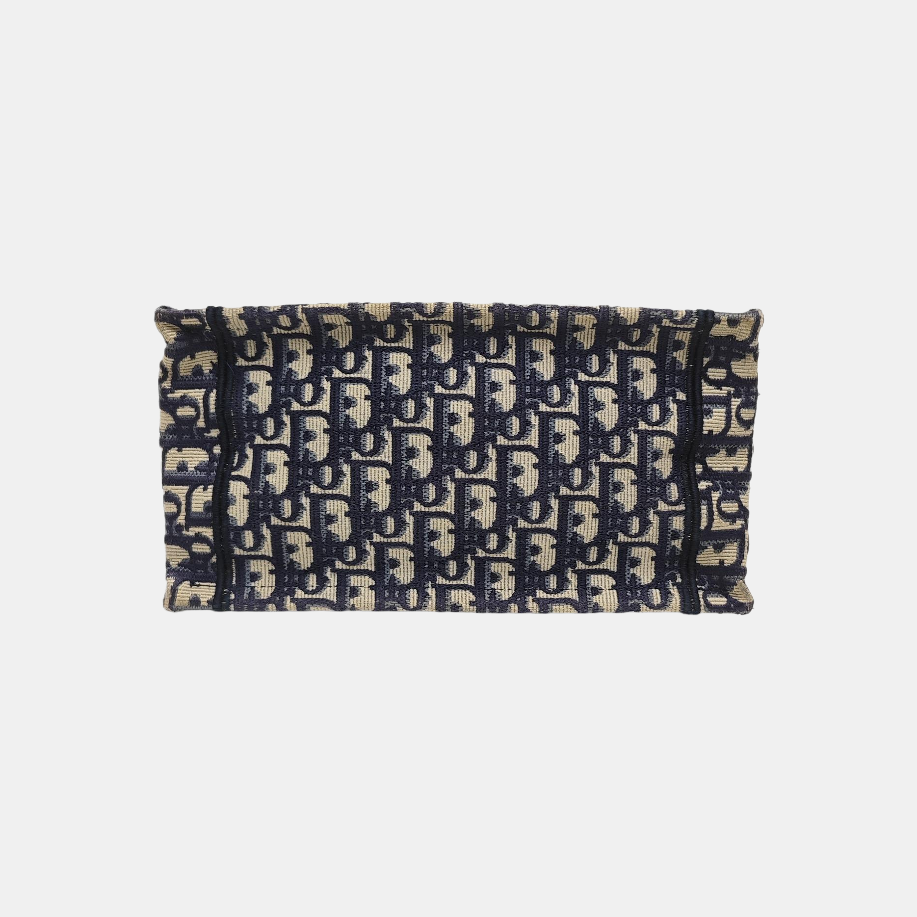 Book Tote Small Oblique Canvas Blue