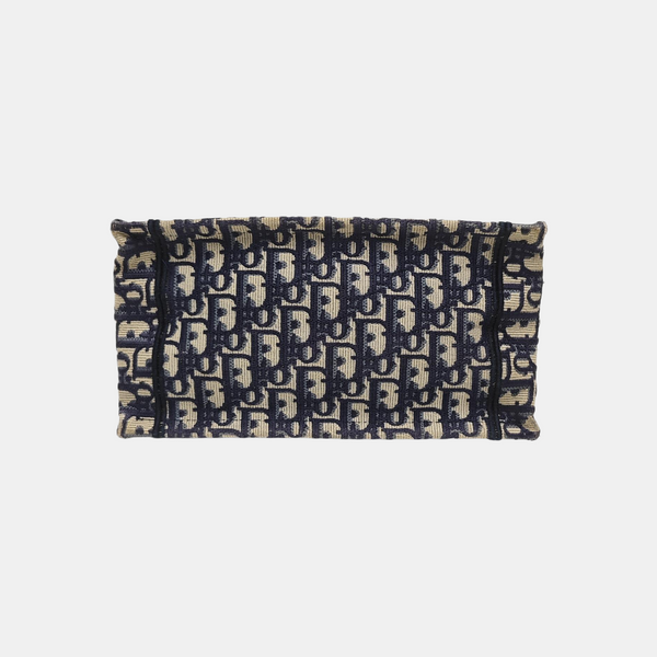 Book Tote Small Oblique Canvas Blue