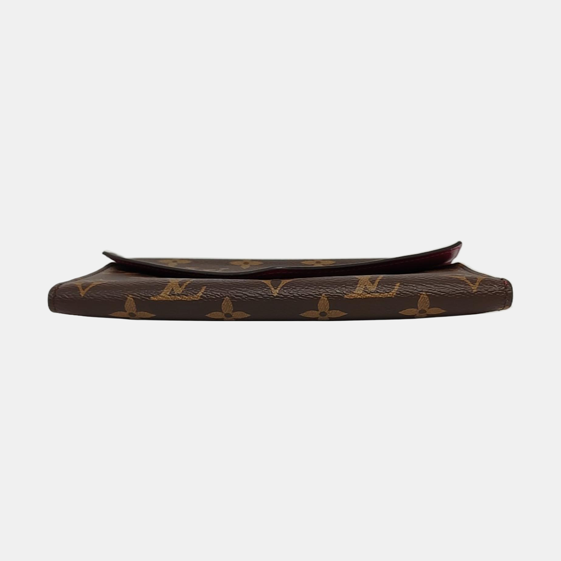 JOSÉPHINE Monogram Coated Canvas Brown Wallet