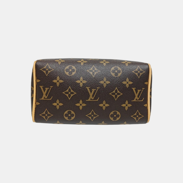 SPEEDY 20 Monogram Coated Canvas Brown