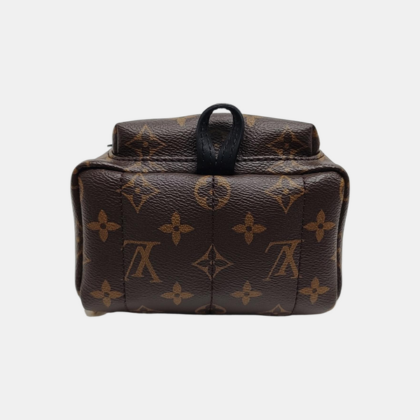 PALM SPRINGS Mini Monogram Coated Canvas Brown