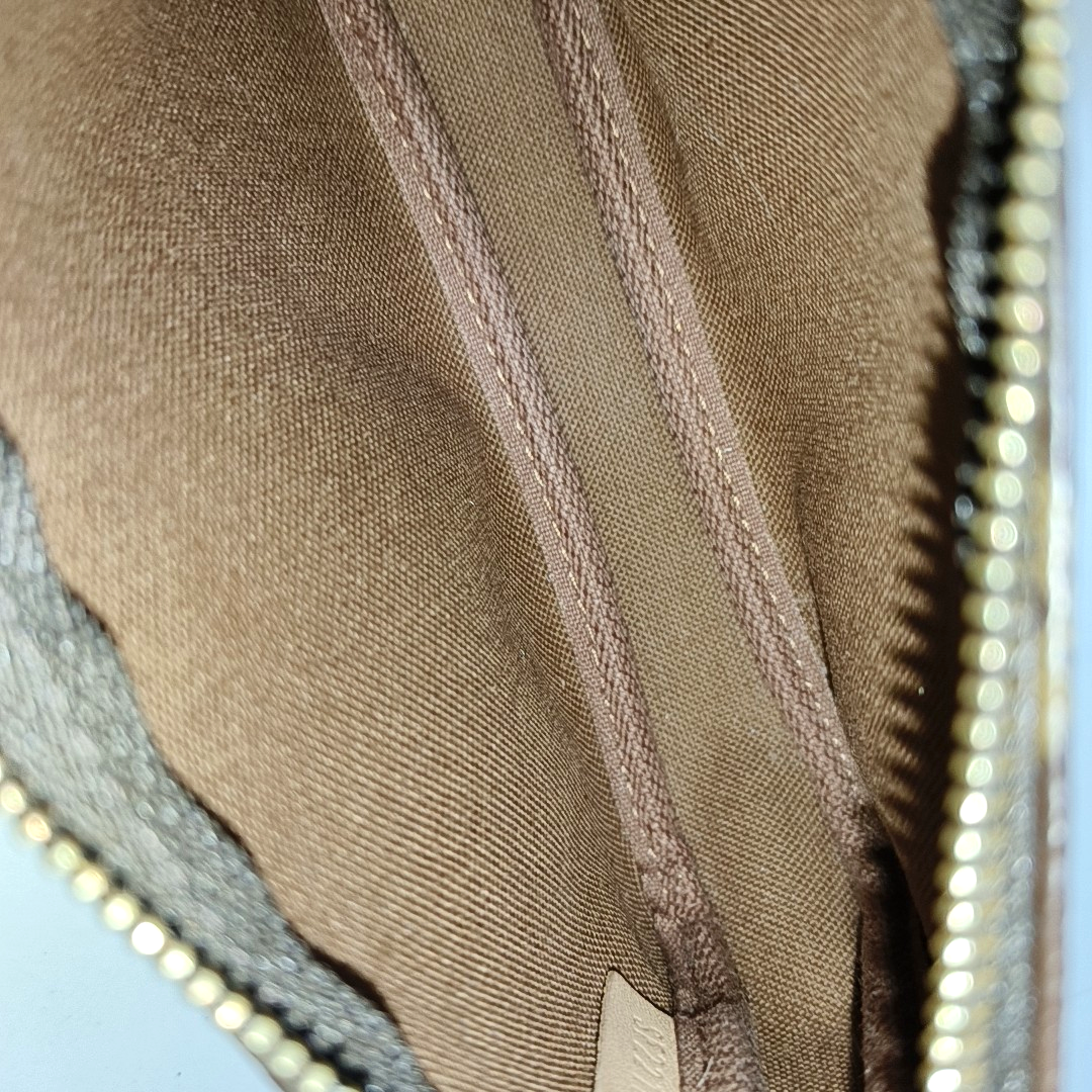 ACCESSOIRES Mini Monogram Coated Canvas Brown