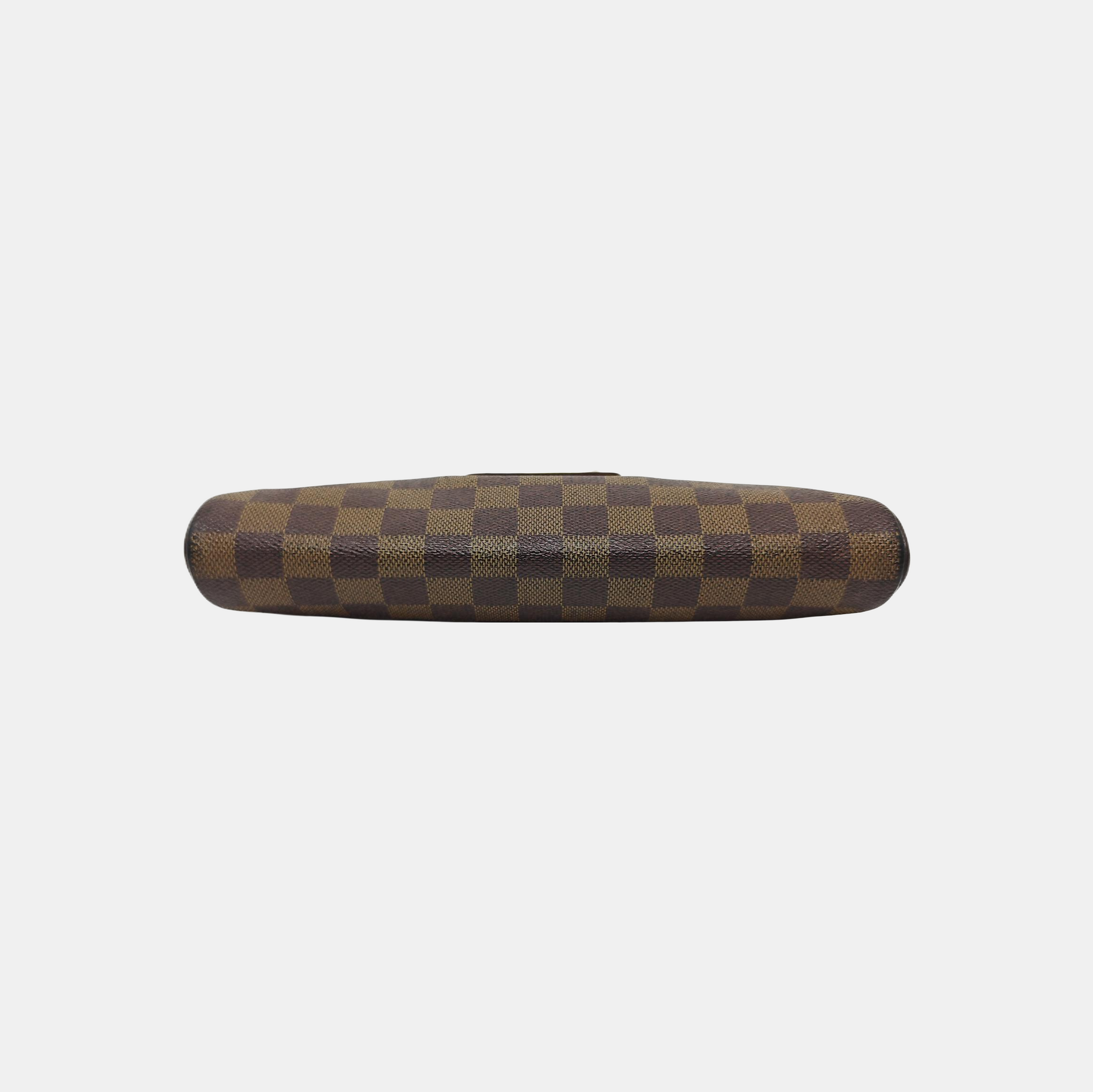 EVA Damier Ebene Coated Canvas Brown