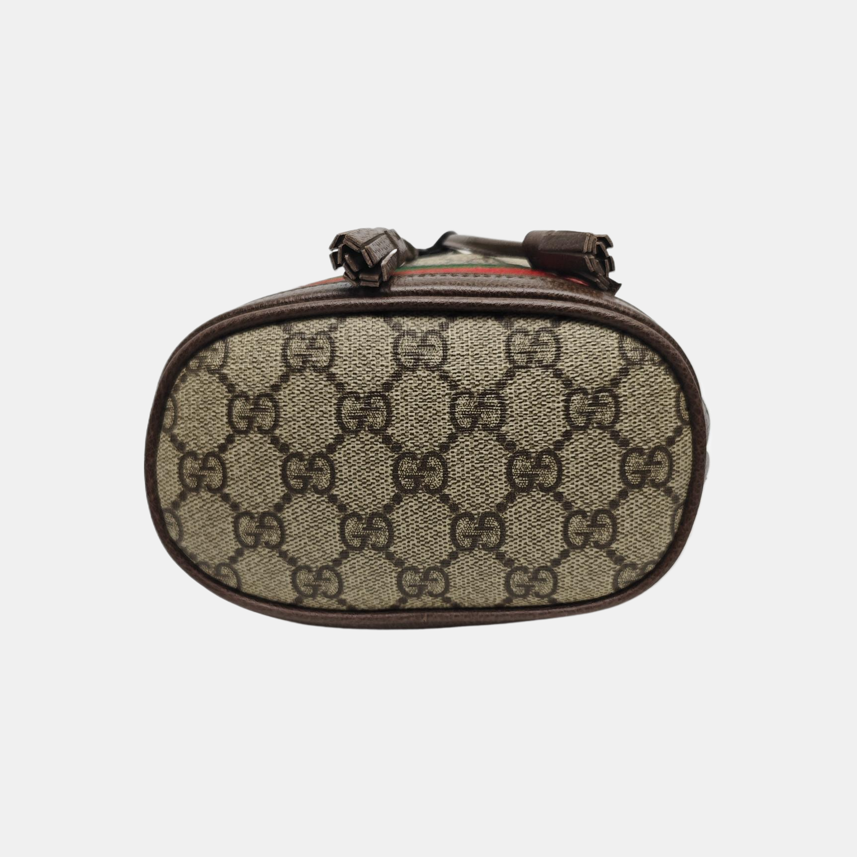 Ophidia Mini Monogram Coated Canvas Beige
