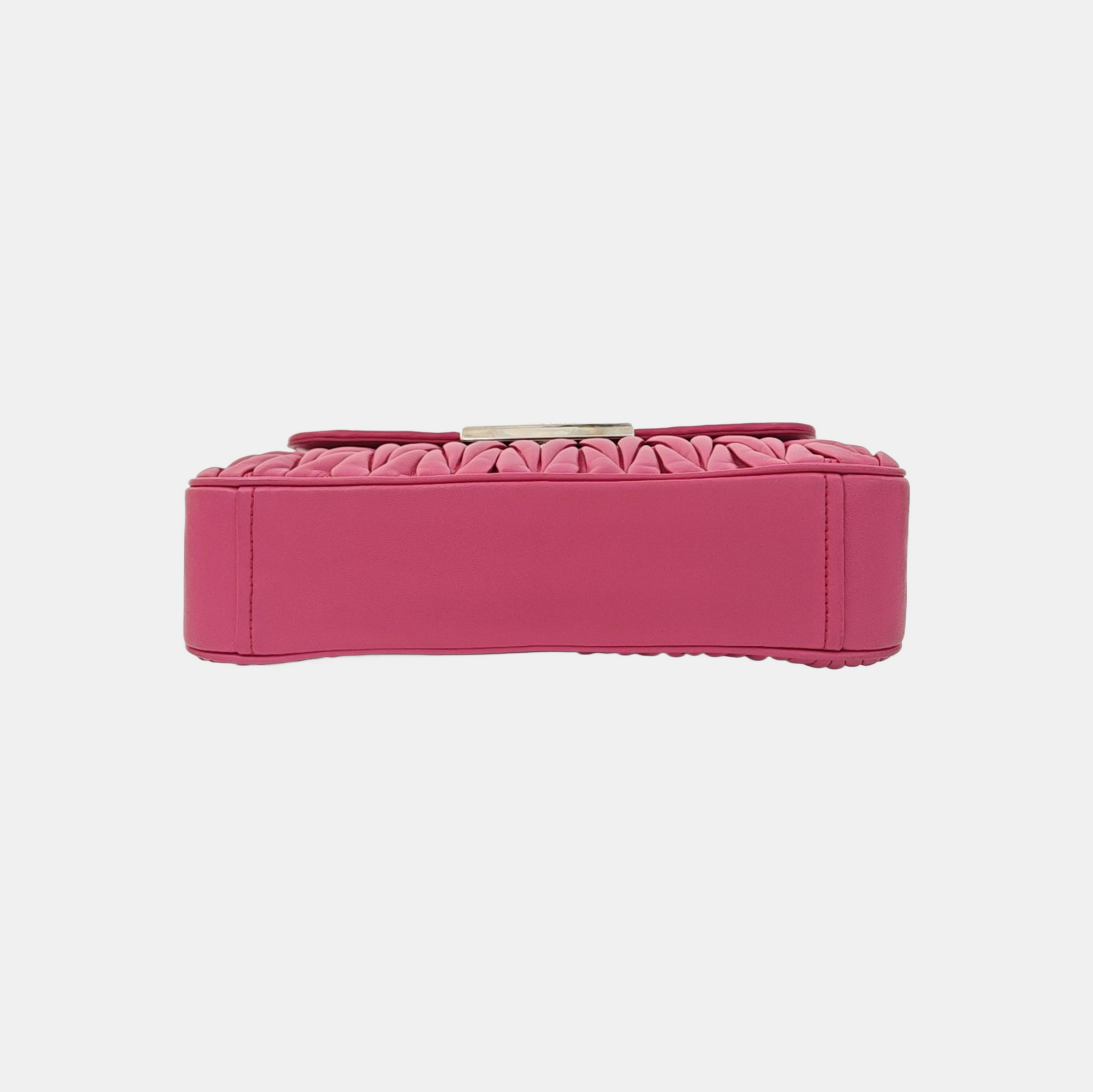 Quilted Lambskin Shoulder Bag Red