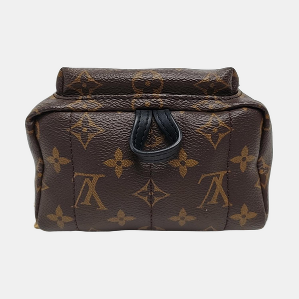 PALM SPRINGS Mini Monogram Coated Canvas Brown