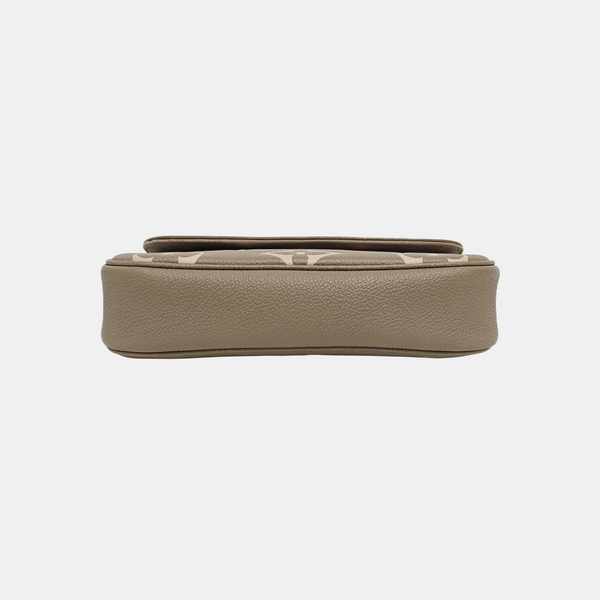 IVY Monogram Calfskin Gray