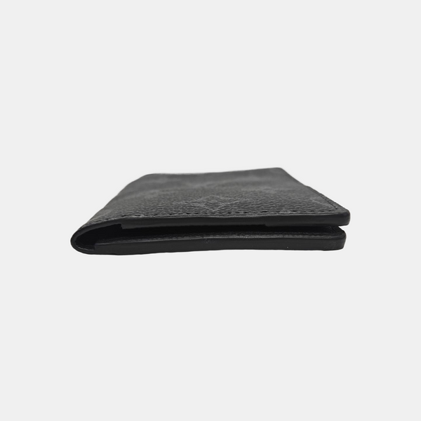 Monogram Coated Canvas Card Holder Mini Black