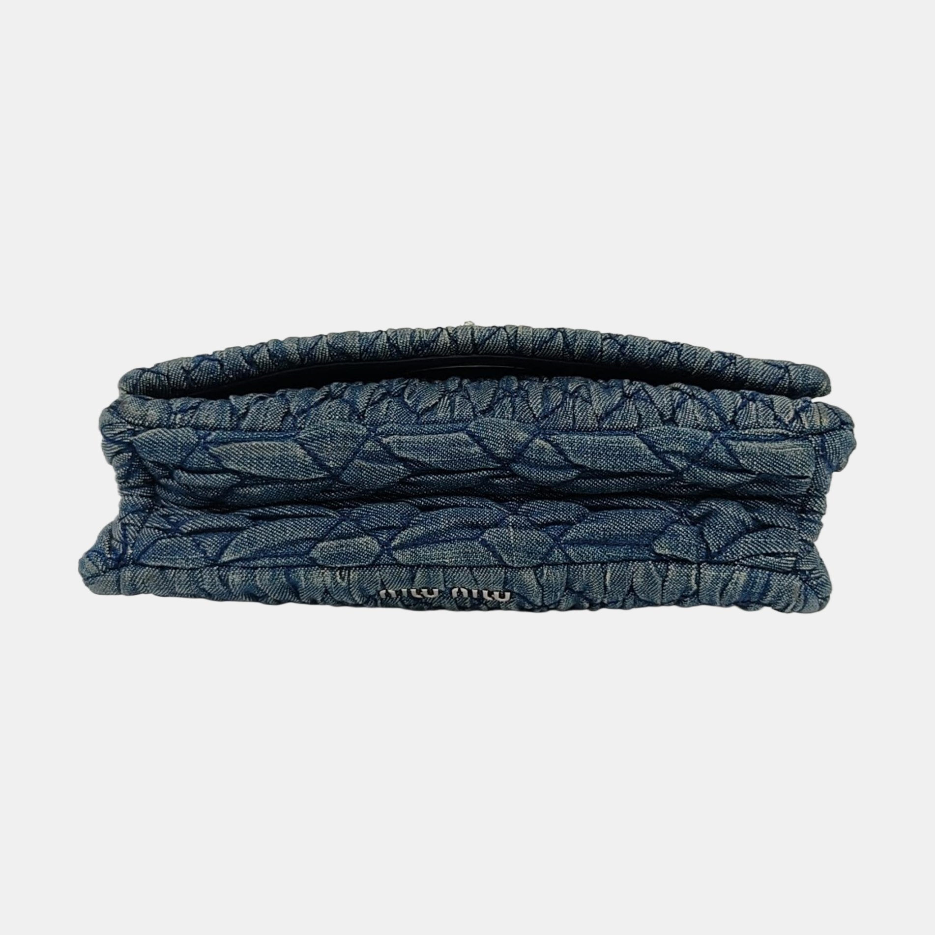 Crystal Quilted Denim Blue