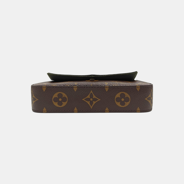 FÉLICIE Monogram Coated Canvas Brown