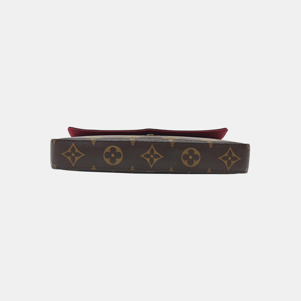 FÉLICIE Monogram Coated Canvas Brown