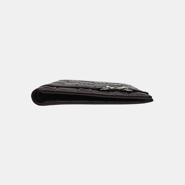 Signature Monogram Calfskin Brown