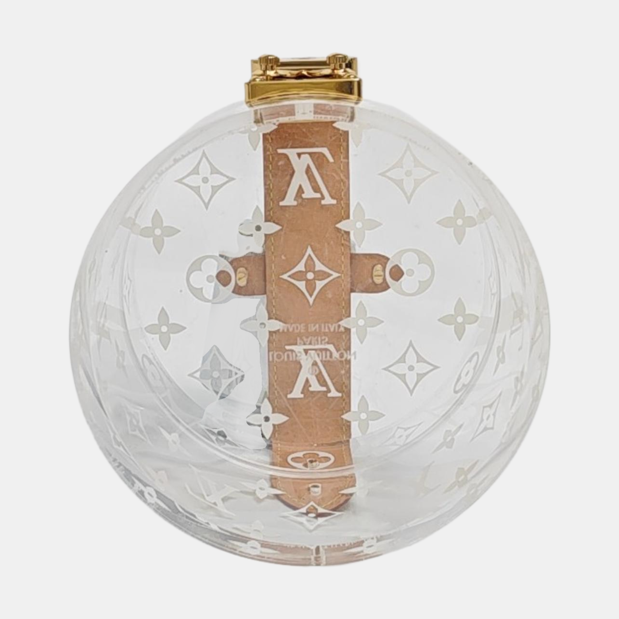 BOX SCOTT Monogram Plastic Clear