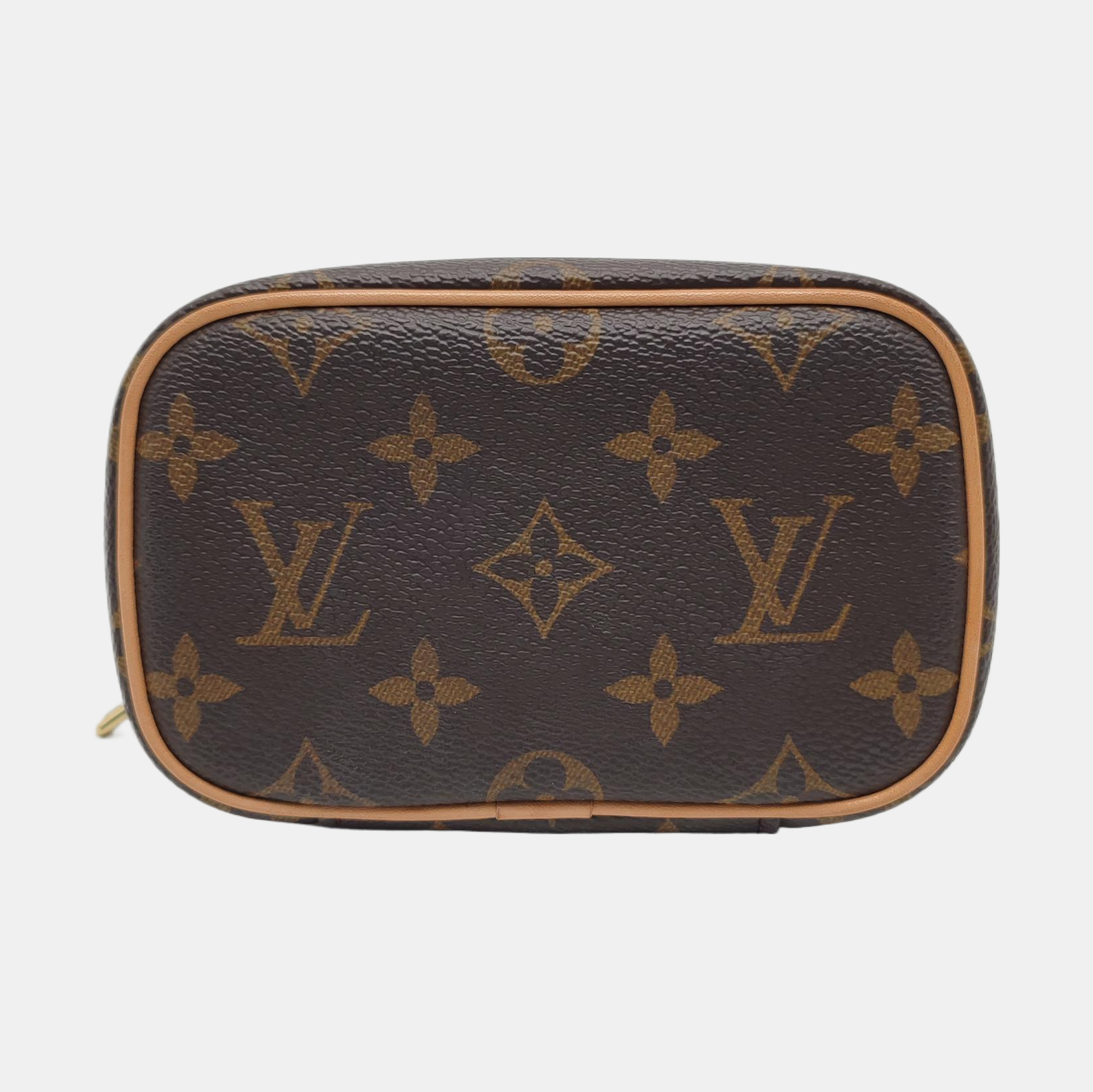 NICE Super Mini Monogram Coated Canvas Brown