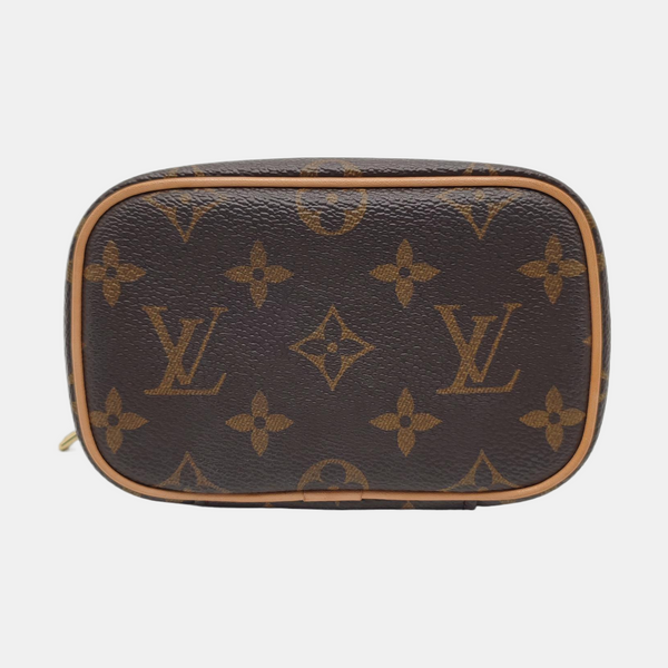 NICE Super Mini Monogram Coated Canvas Brown