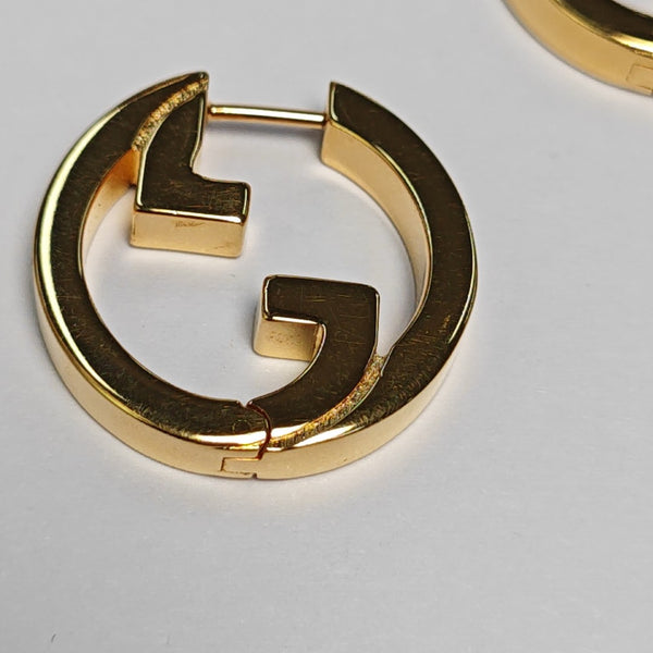 GG Running Metal Gold Earrings