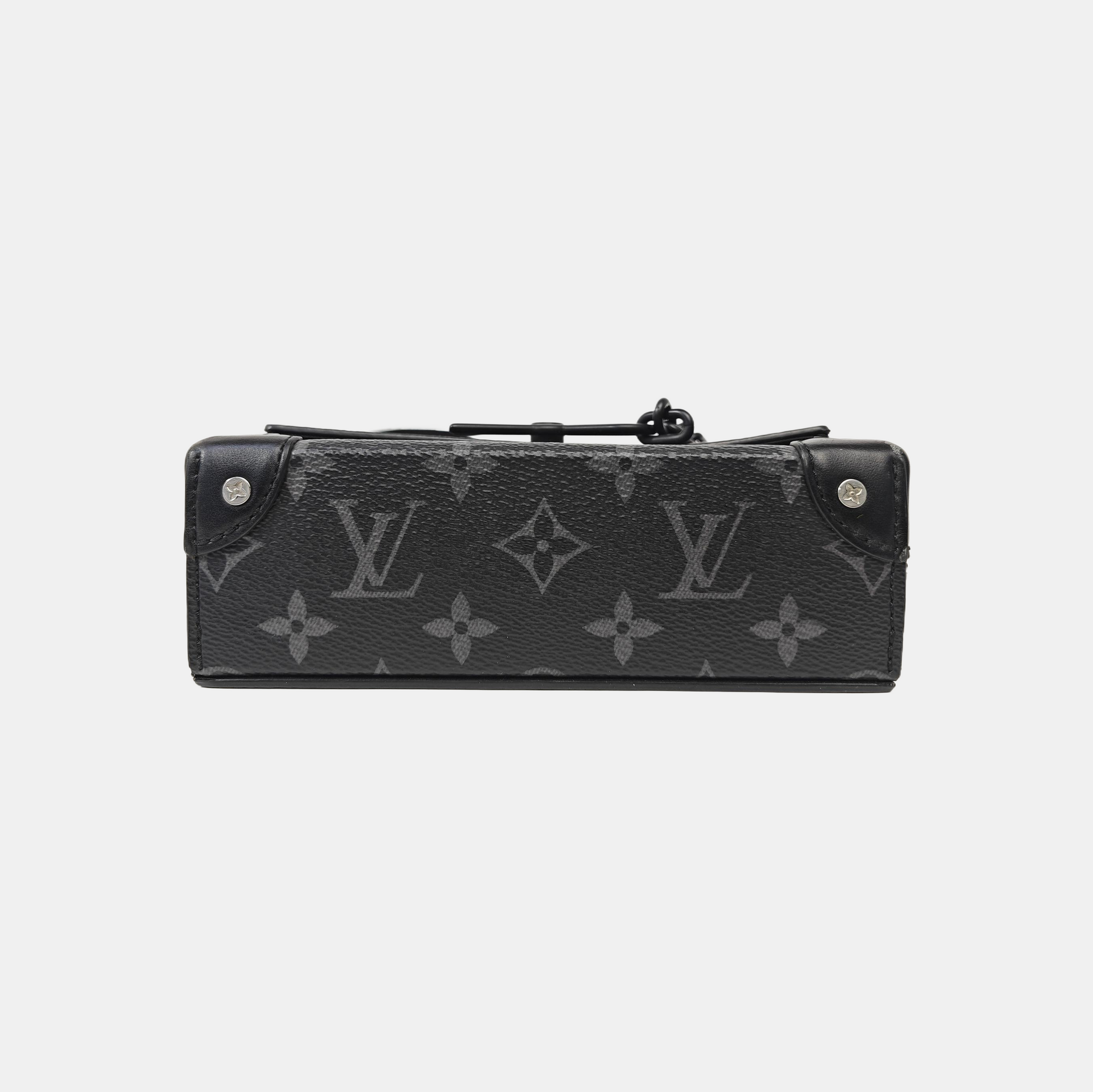 STEAMER Mini Monogram Coated Canvas Black