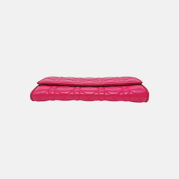 Cannage Lambskin Top Handle Bag Red