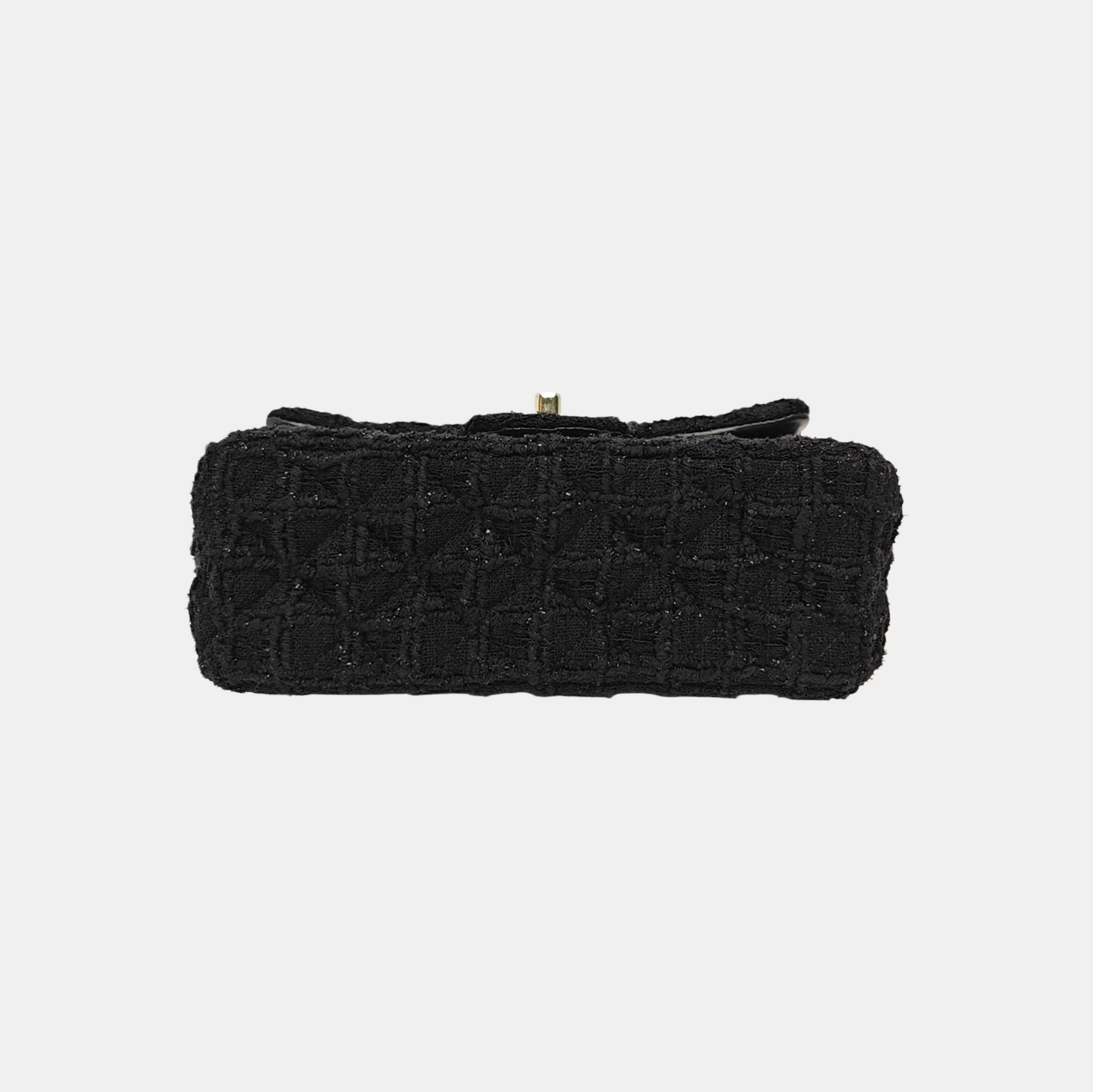 CLASSIC FLAP Mini Quilted Fabric Black