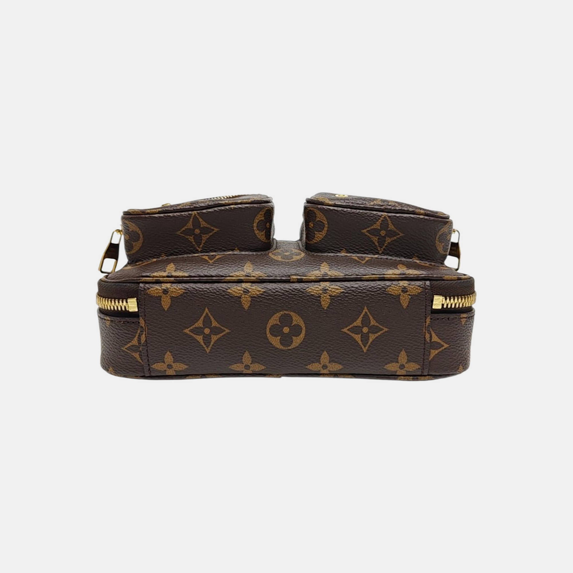 UTILITY Monogram Coated Canvas Brown