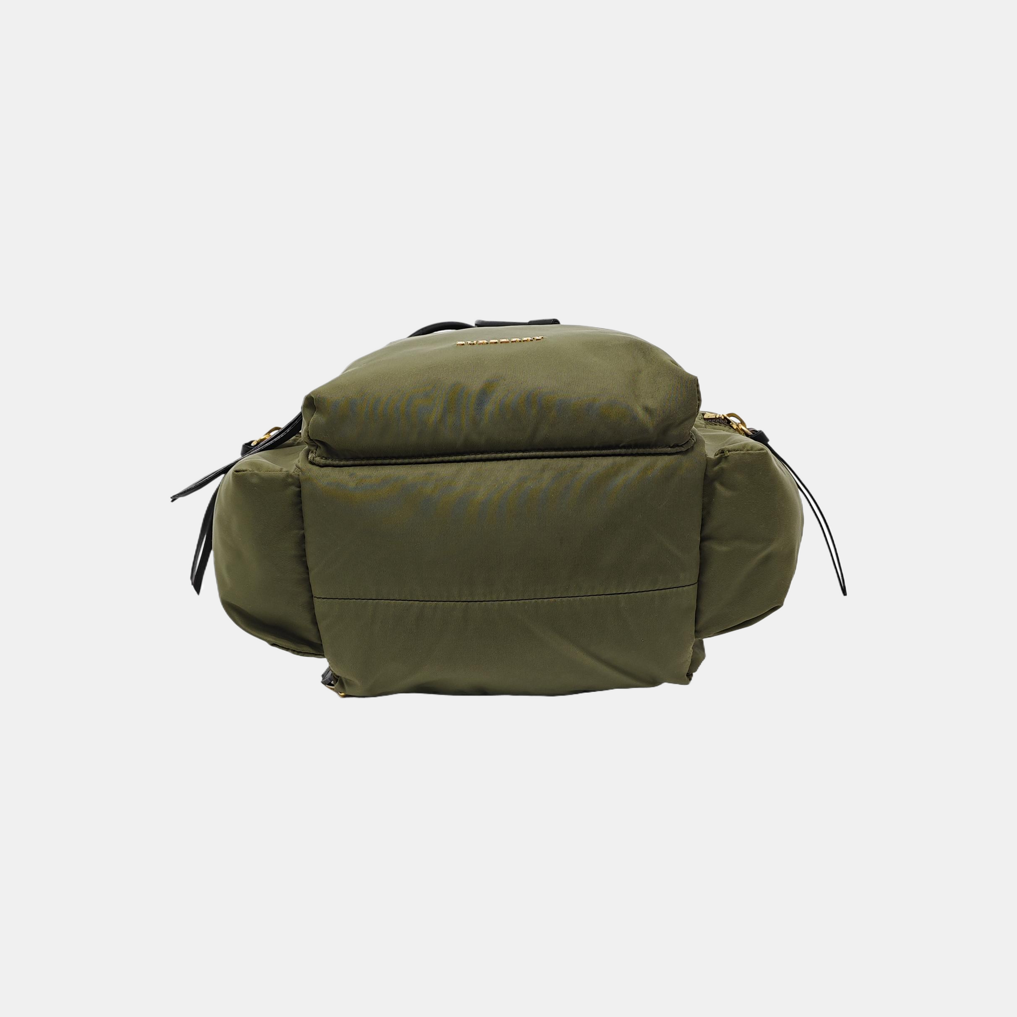 The Rucksack Medium Nylon Green