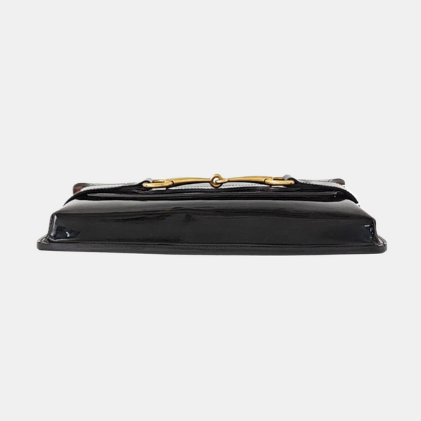 Bright Bit Patent Leather Black