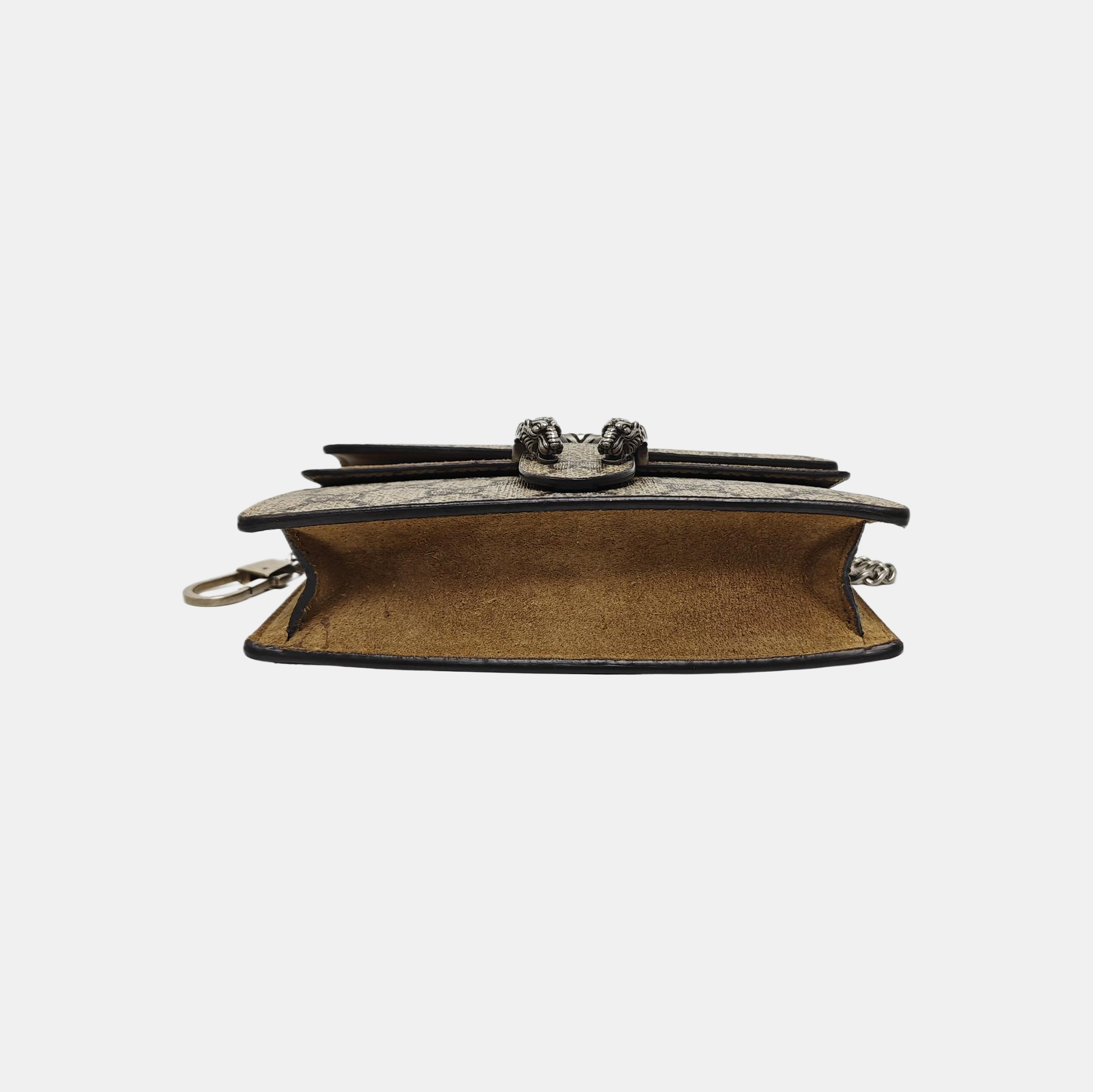 Dionysus Super Mini Monogram Lona Revestida Beige