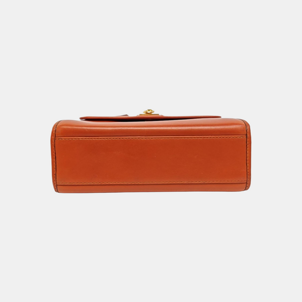 Calfskin Shoulder Bag Brown