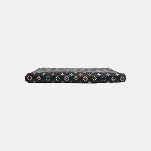 LV × TM ZIPPY Monogram Coated Canvas Black