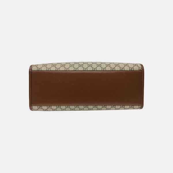 Retro Medium Monogram Coated Canvas Black