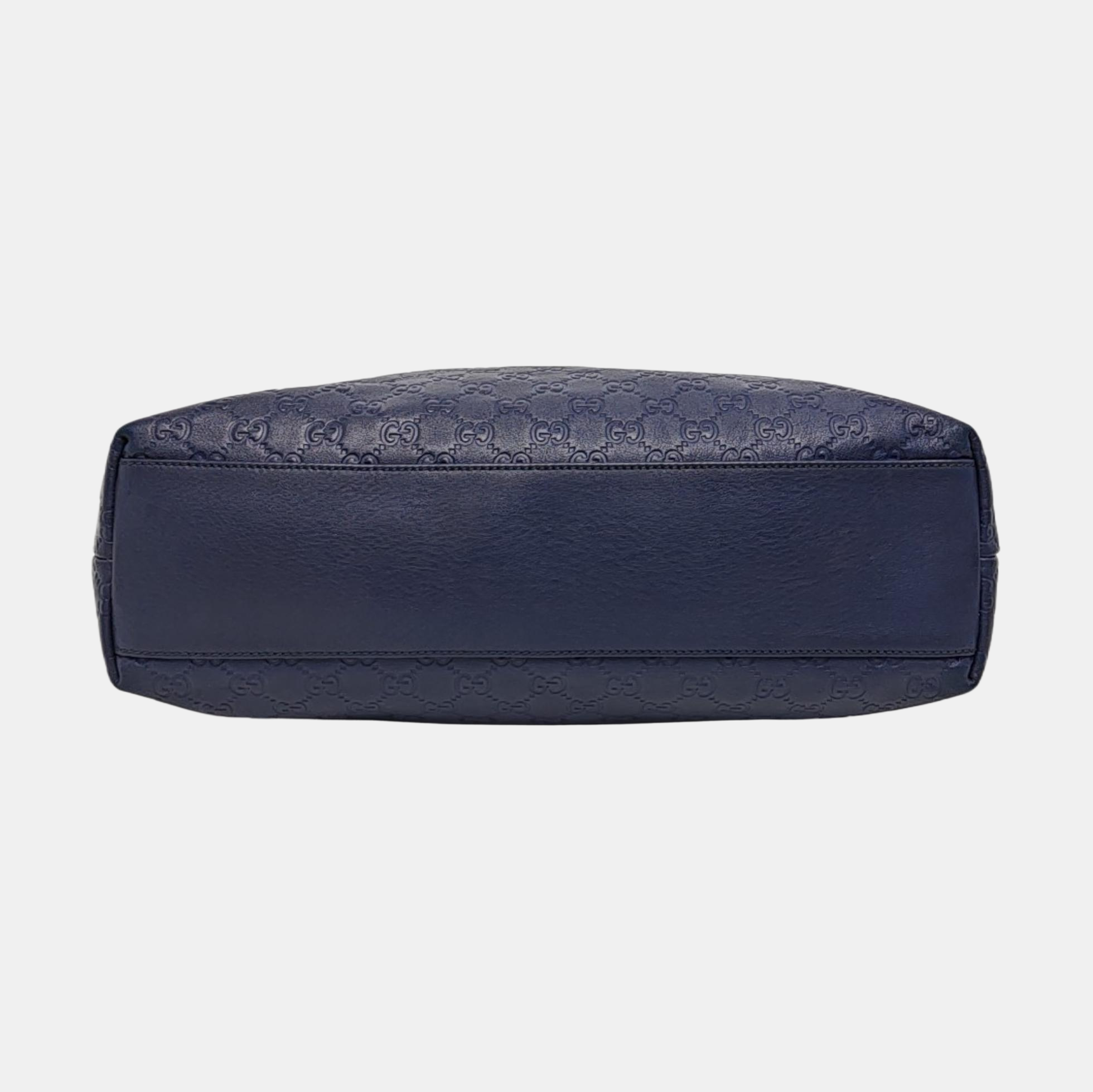 GG Imprime Monogram Calfskin Blue