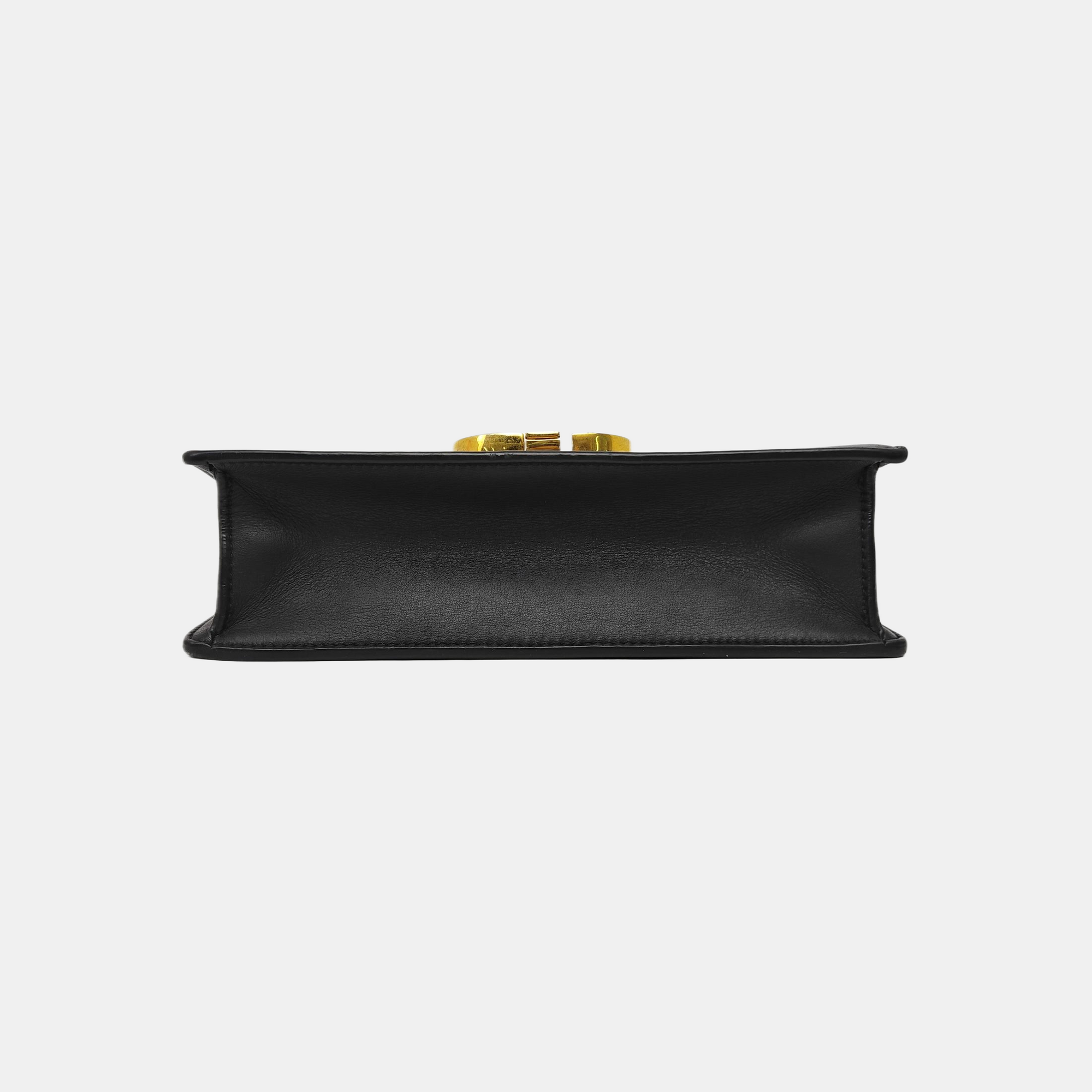 30 Montaigne Mini Calfskin Black