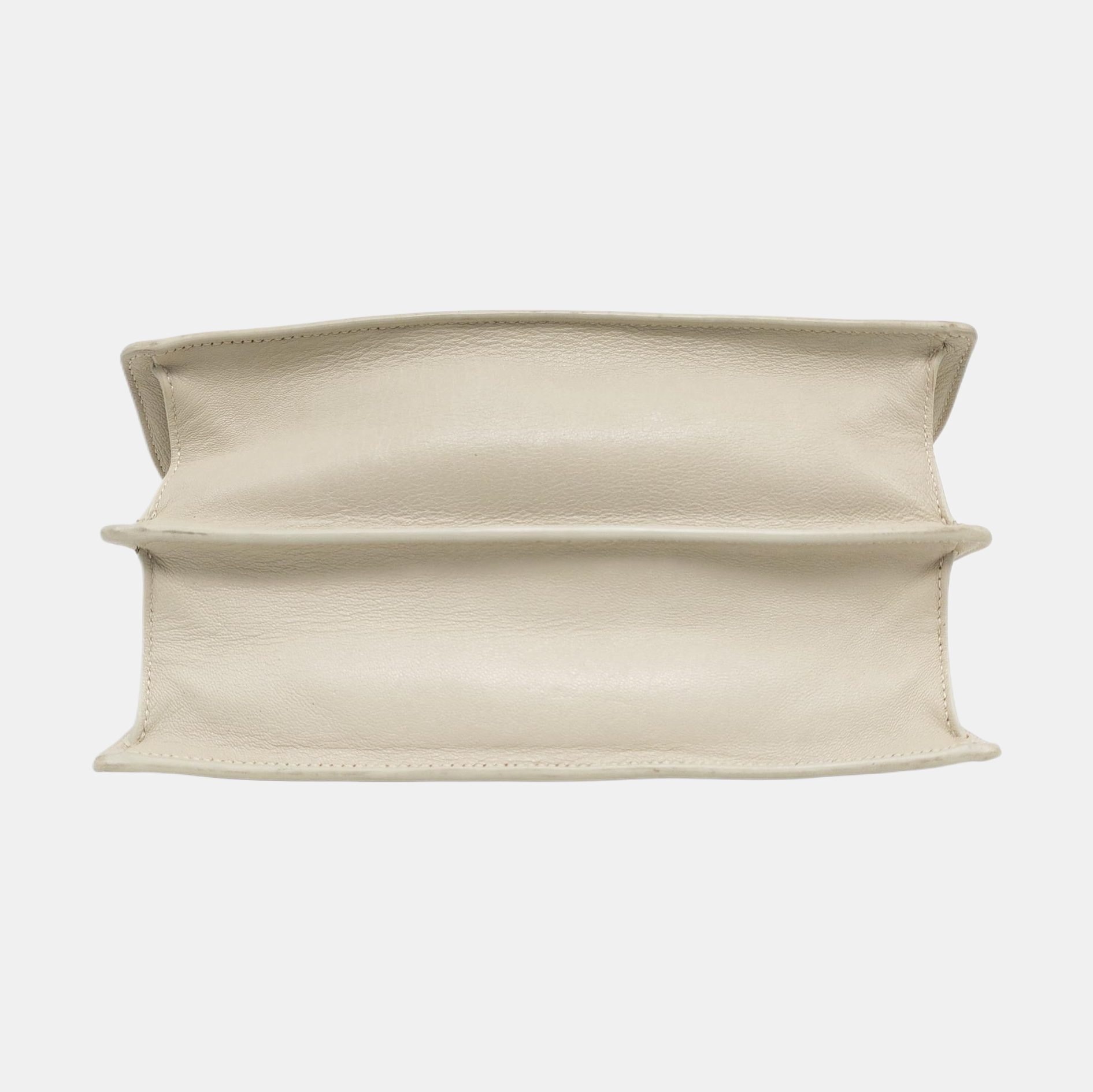 Calfskin Shoulder Bag White