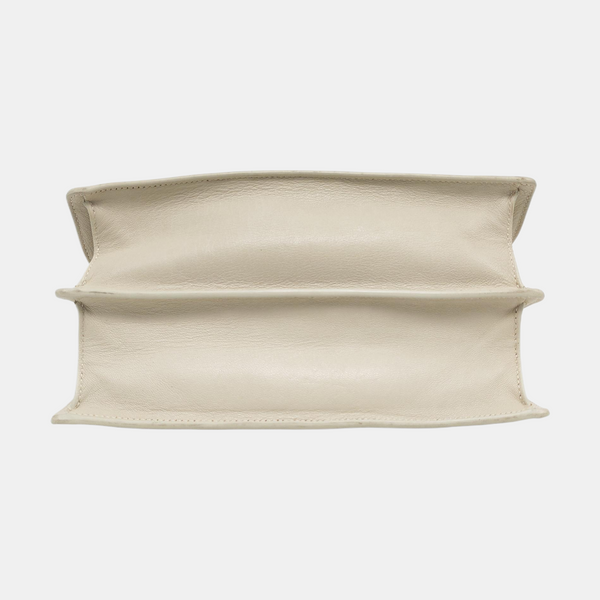 Calfskin Shoulder Bag White