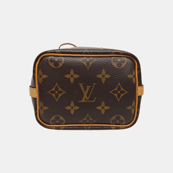 NÉONOÉ Nano Monogram Coated Canvas Brown