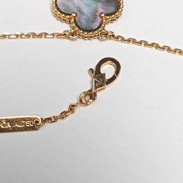 Vintage Alhambra 18k Rose Gold Necklace