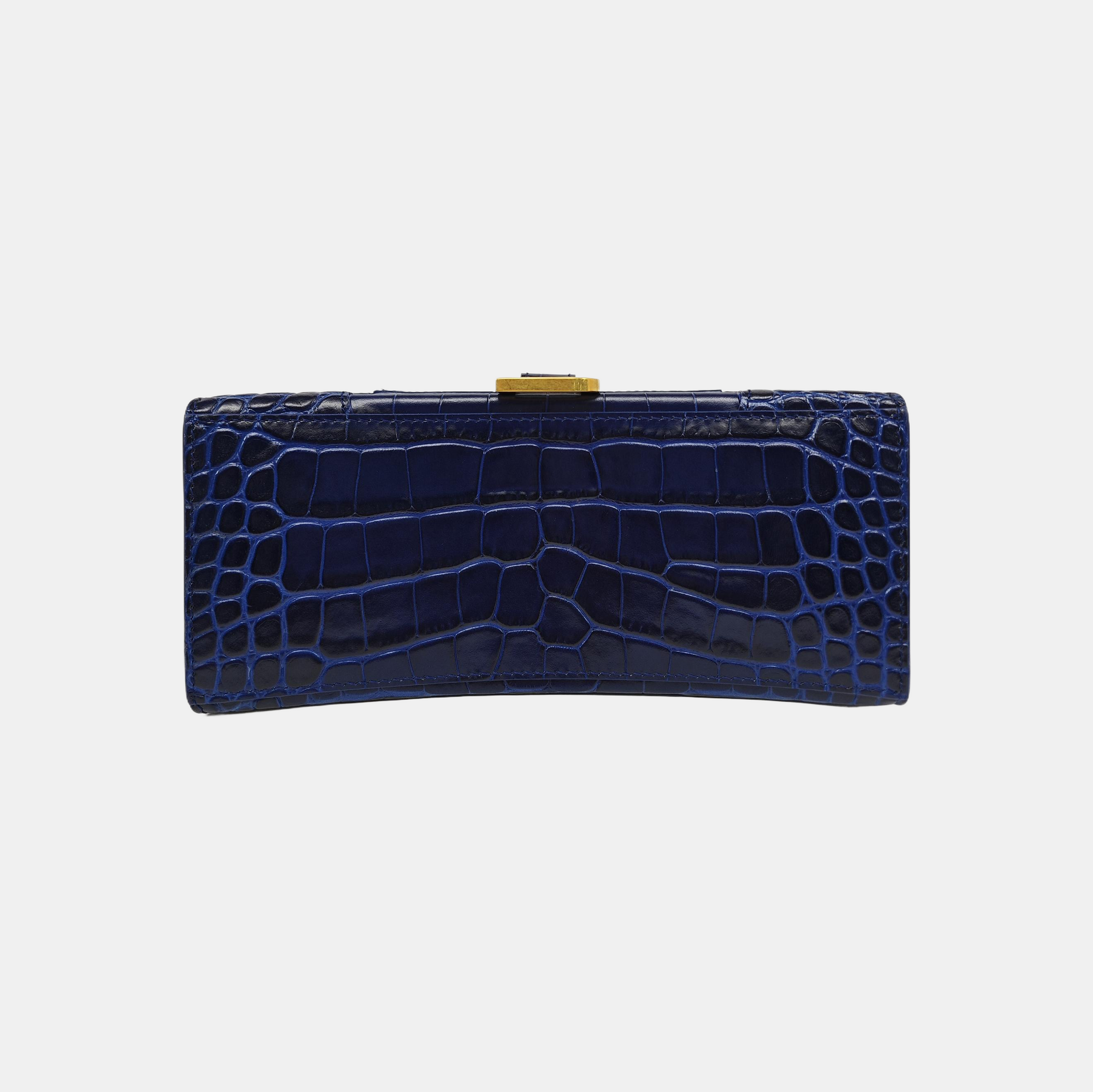 Hourglass S Calfskin Blue