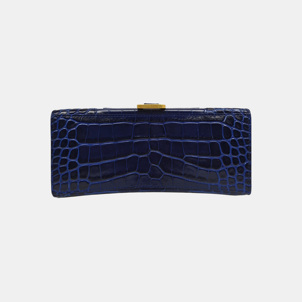 Hourglass S Calfskin Blue