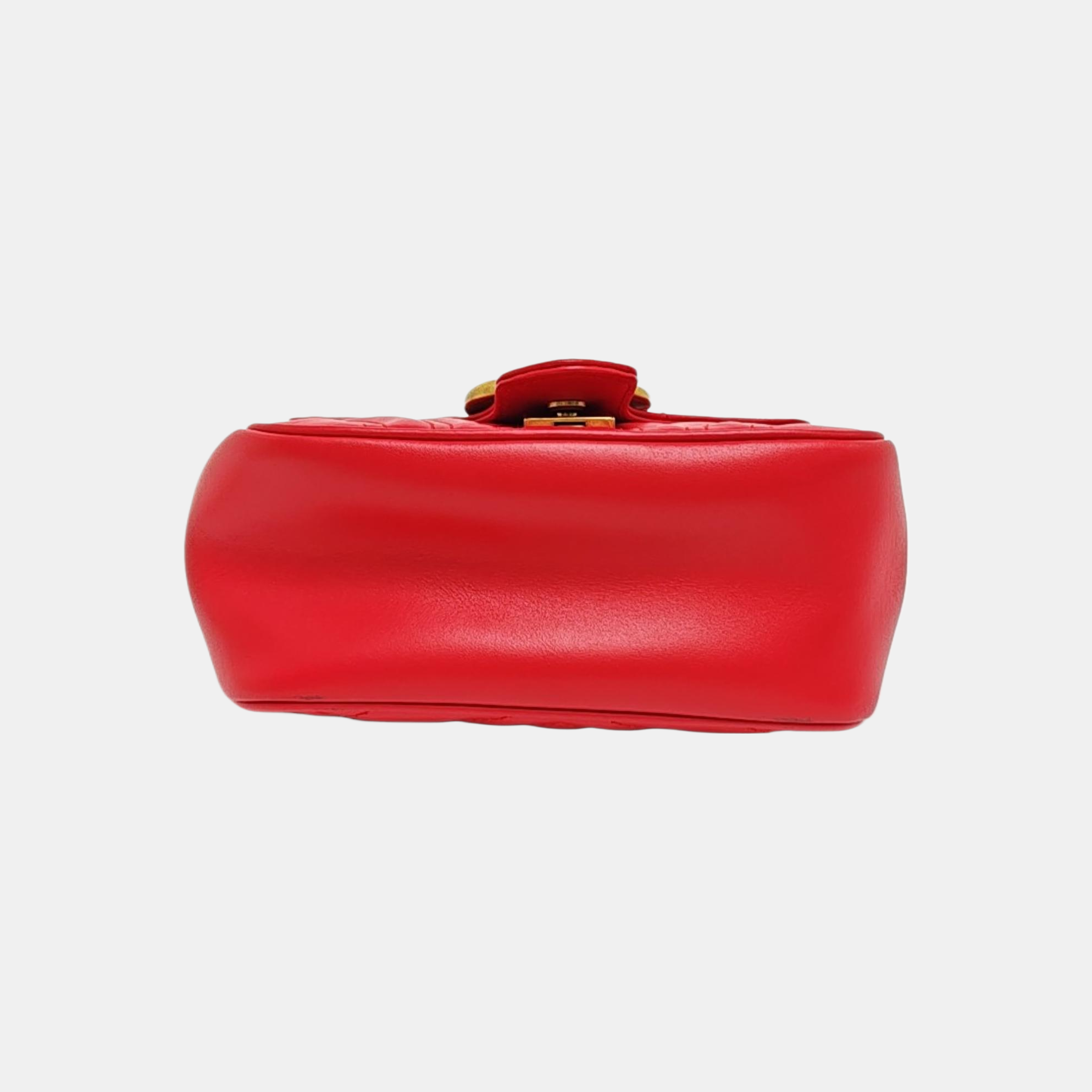 GG Marmont Mini Quilted Calfskin Red
