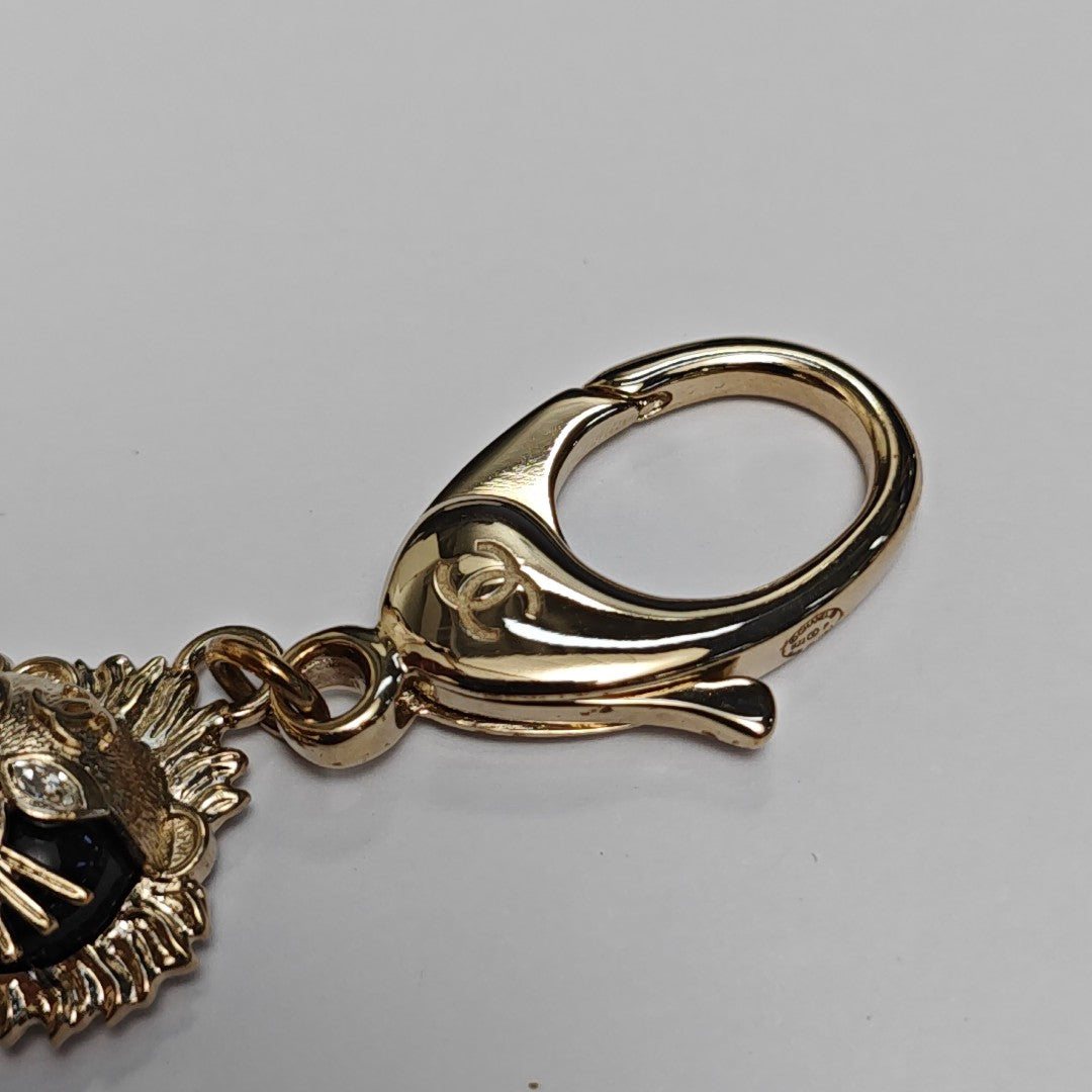 Metal Bag Charm Gold