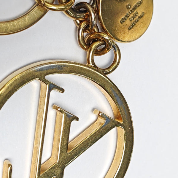 Metal Bag Charm Gold