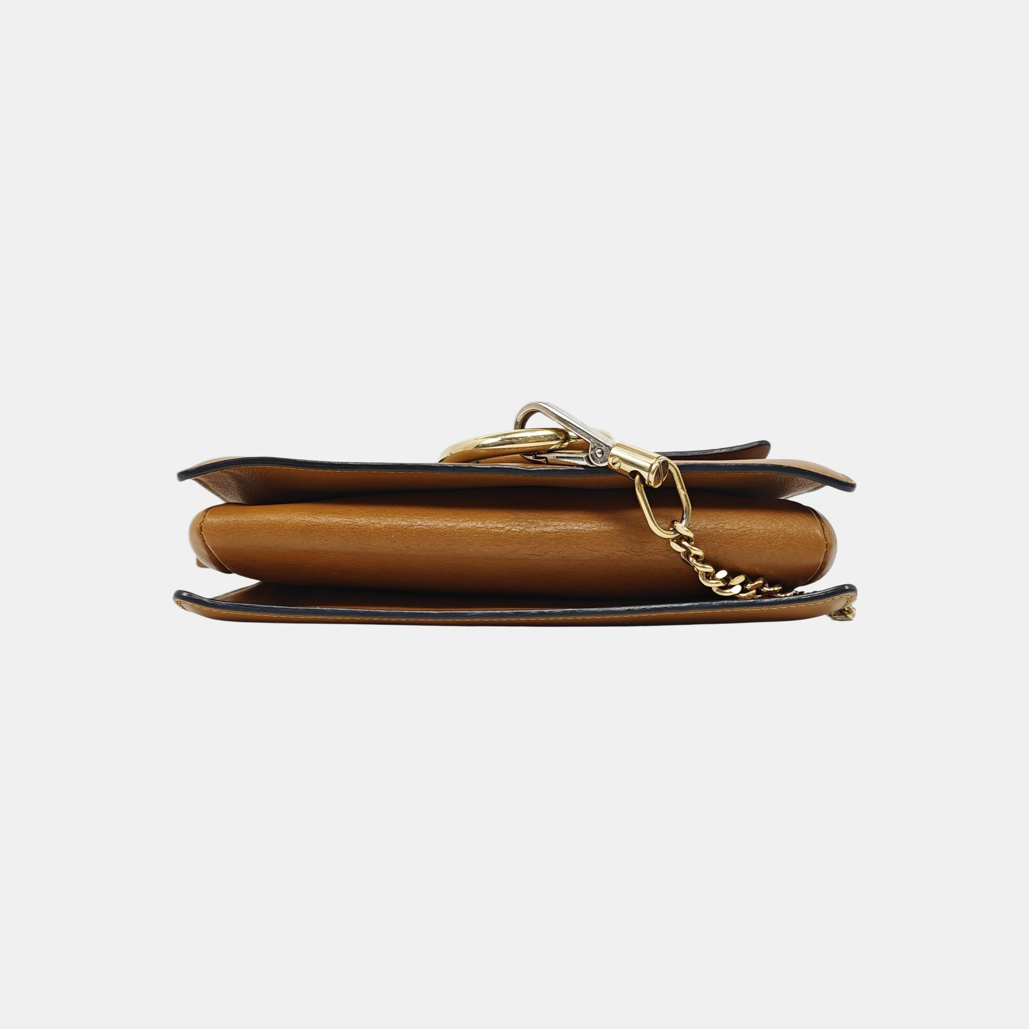 Faye Small Calfskin Brown