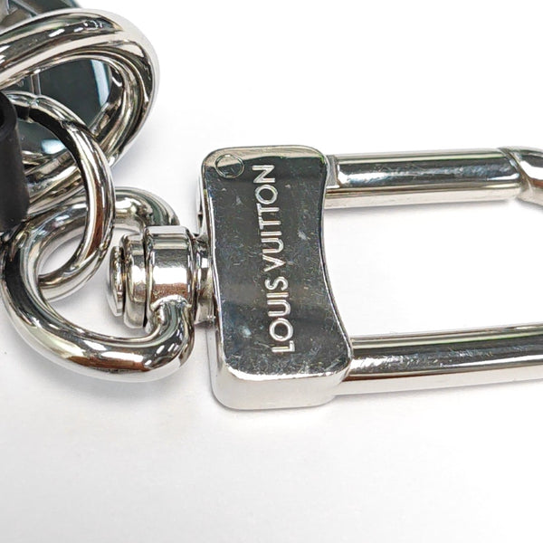 Coated Canvas Bag Charm Black